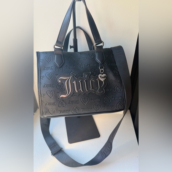 Juicy Couture Black Handbag – Chic & Versatile NEW - Picture 1 of 9
